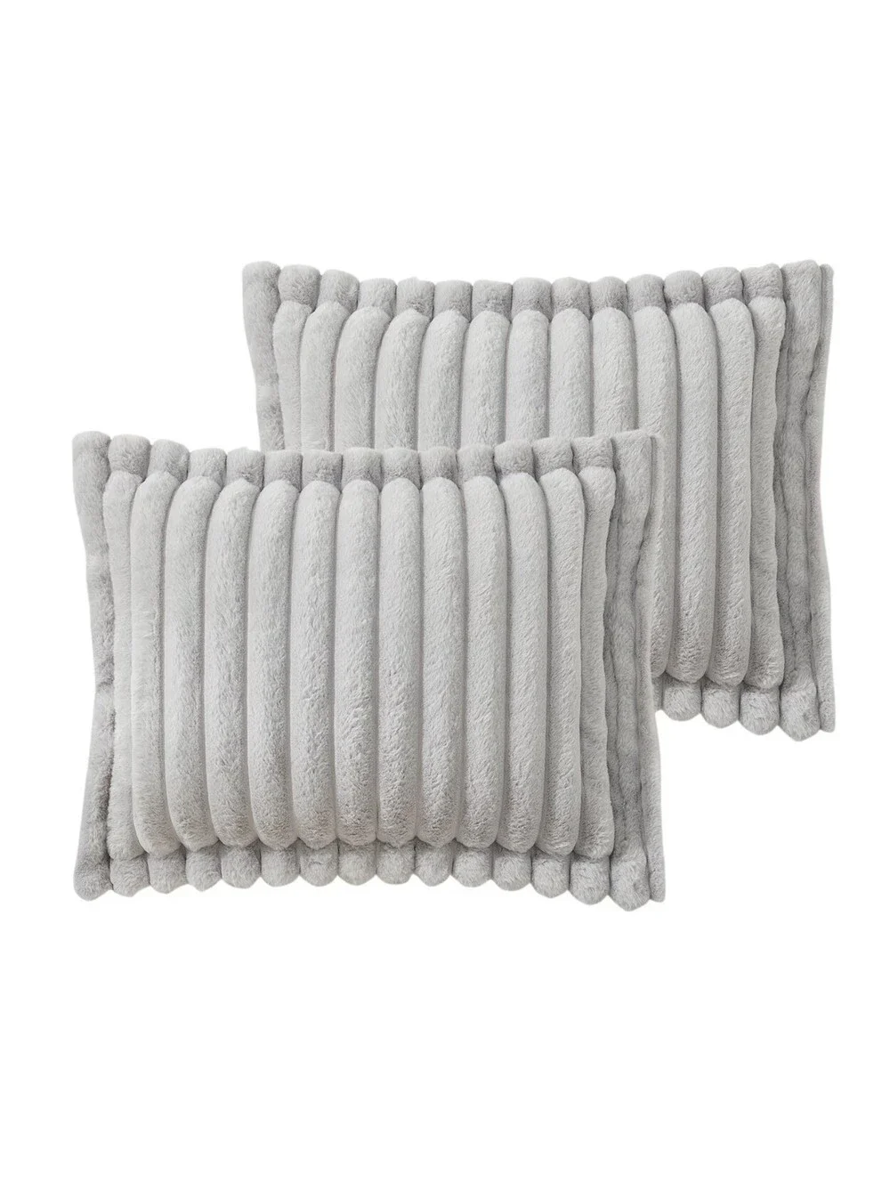 Member's Mark 3-Piece Channel Faux Fur Comforter Set, Full/Queen